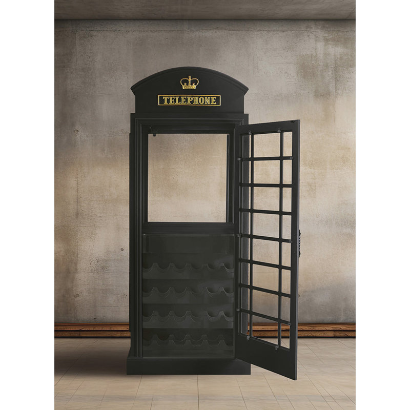 Marroquin 30 Bar Cabinet Green